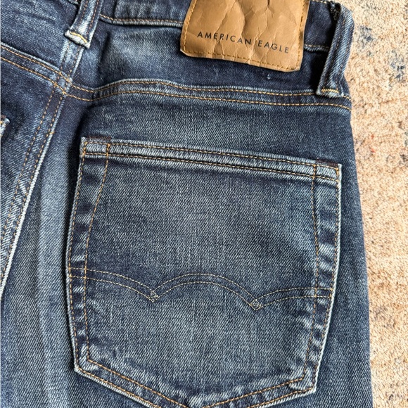 American Eagle AE Airflex+ Relaxed Straight Men’s Jeans 26x30 - Picture 3 of 5